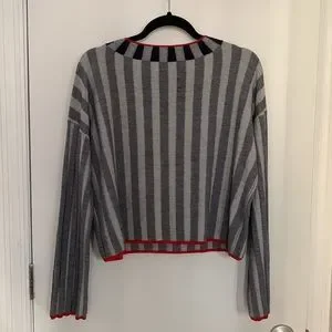 Elizabeth and James knit striped sweater
